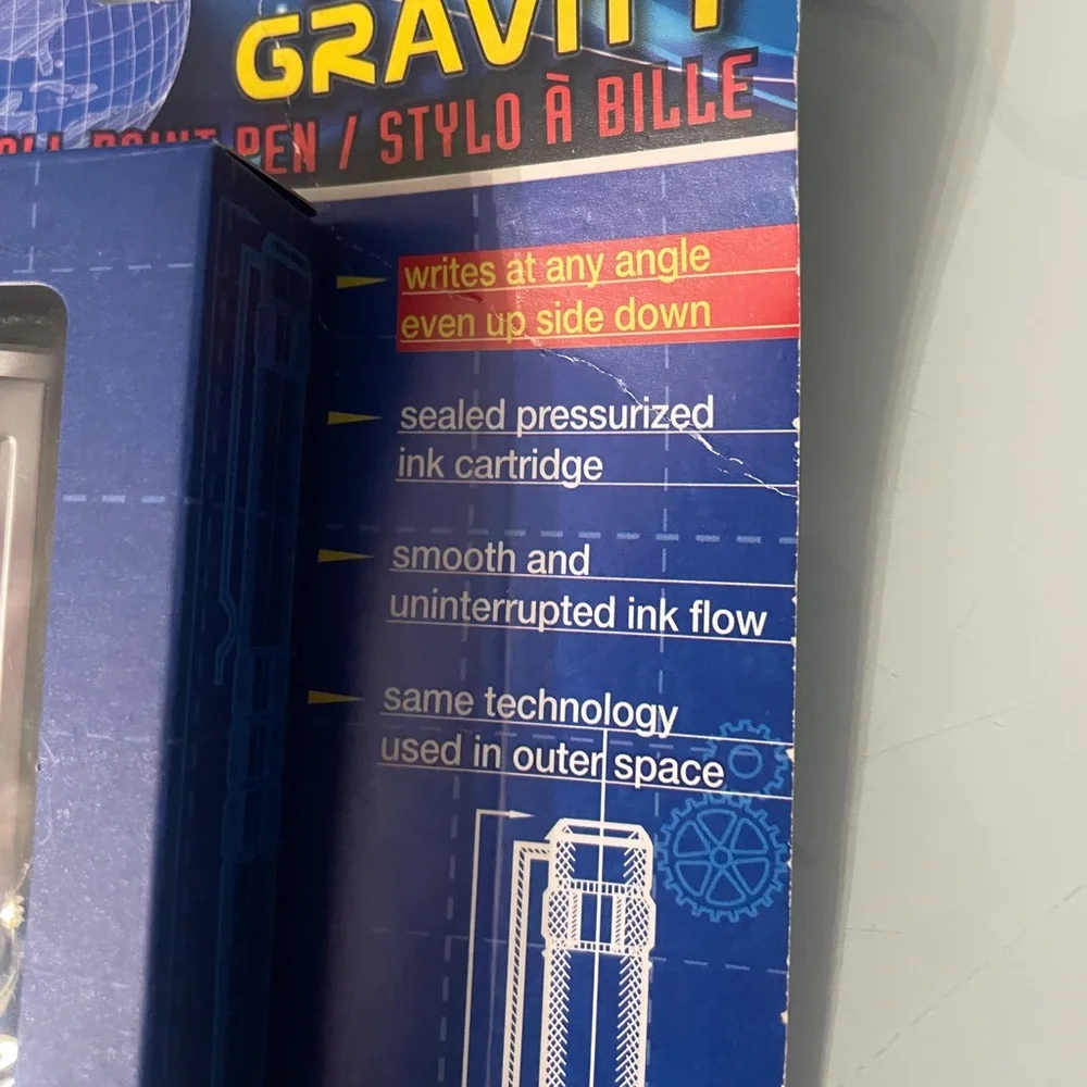 Anti-Gravity Silver Ballpoint Pen - Picture 4 of 5